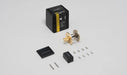 Buster + Punch Cross thumbturn lock set with included hardware and spindle