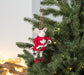 Hockey mouse ornament hanging on Christmas tree festive decor