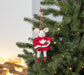 Canada hockey mouse ornament on decorated Christmas tree