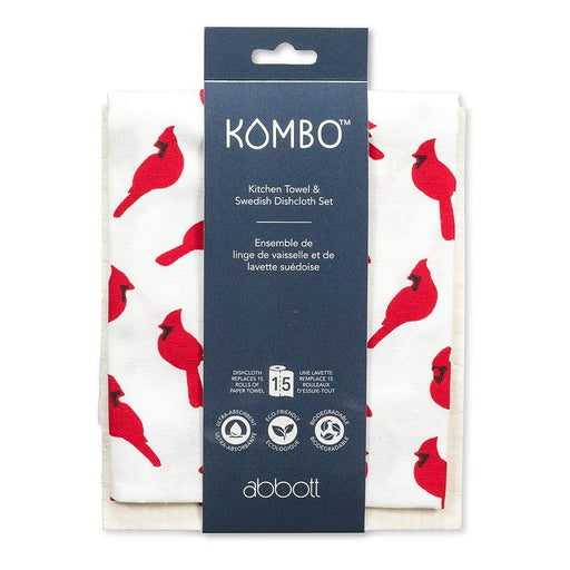 cardinals dishcloth and kitchen towel set packaging abbott collection