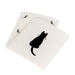 minimalist cat design Swedish dishcloth reusable cleaning cloth
