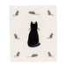 Swedish dishcloth set with cat and mice illustrations eco friendly reusable cloth