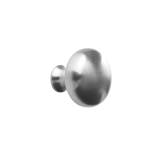 CBH 502 classic dome cabinet knob in satin chrome finish
