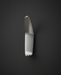 CBH 69 satin chrome minimalist wall mounted coat hook modern design