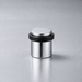 CBH 87 cylindrical floor door stop in bright chrome finish on clean background