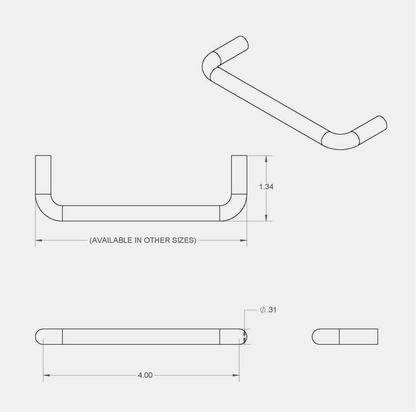 CBH 220 Return Bar Pull – Set of 2