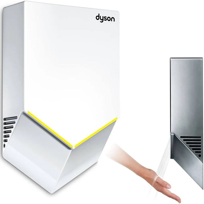 Dyson Airblade V digital motor technology inside commercial hand dryer