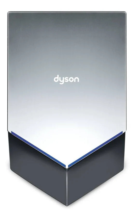 Dyson Airblade V hand dryer in sprayed nickel finish for commercial washrooms