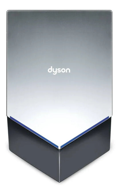Dyson Airblade V hand dryer in sprayed nickel finish for commercial washrooms