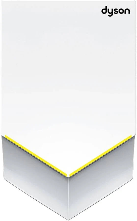 Dyson Airblade V hand dryer white finish wall mounted commercial hand dryer