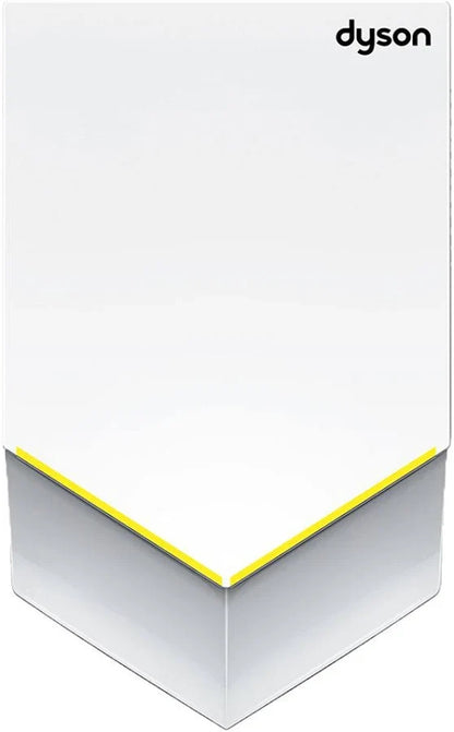 Dyson Airblade V hand dryer white finish wall mounted commercial hand dryer