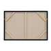 Back view and hanging hardware of Everren Andora framed canvas wall art
