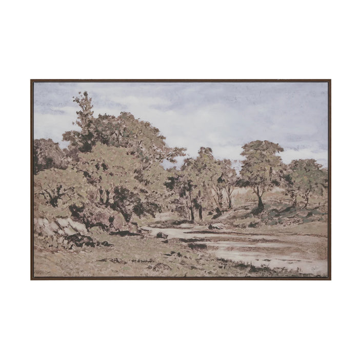 Everren Andora hand-embellished landscape canvas wall art by James Kofanty.