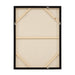 Back view and hanging hardware of Everren Peridot framed canvas wall art
