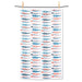 Fish kitchen towels pack of 2 hanging blue red fish print absorbent eco friendly dish towels