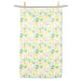 Floral kitchen towels pack of 2 hanging pink yellow absorbent eco friendly dish towels