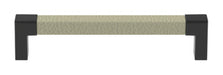 Häfele Elite Leather cabinet handle in Black Oyster finish