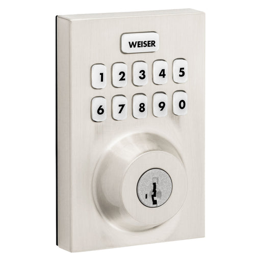 Home Connect Modern 620 Smart Lock with Z-Wave Technology and SmartKey - Satin Nickel - Smart Lock