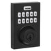 Home Connect Modern 620 Smart Lock with Z-Wave Technology and SmartKey - Matte Black - Smart Lock