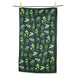 Herb kitchen towels pack of 2 hanging dark green botanical print absorbent eco friendly dish towels