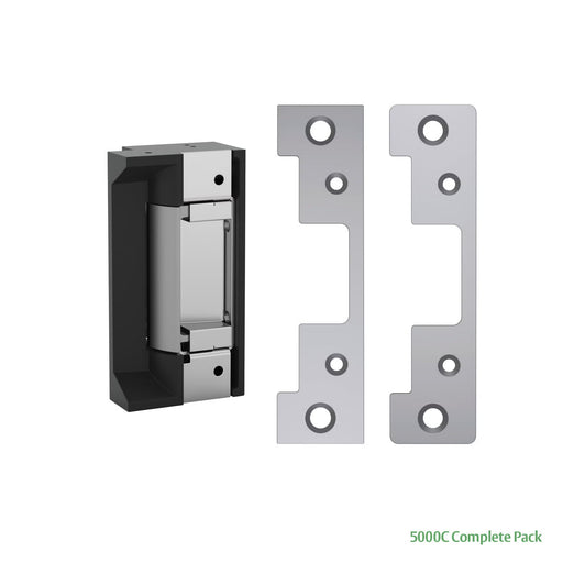 HES 5000 Series electric strike complete pack with 501 and 501A faceplates