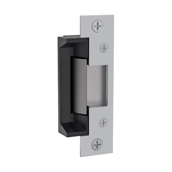 Angled view of HES 5000 Series compact electric strike