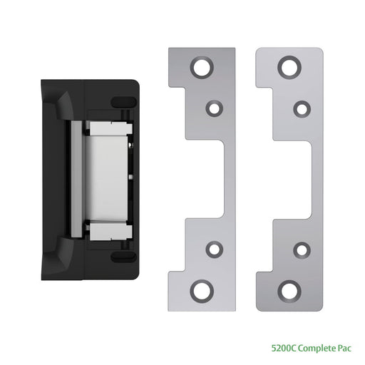 HES 5200 Series Grade 1 Electric Strike Complete Pack with 501 and 501A Faceplates