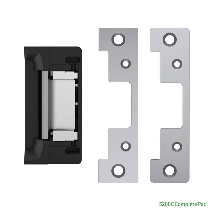 HES 5200 Series Grade 1 Electric Strike Complete Pack with 501 and 501A Faceplates