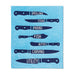 Swedish dishcloth with kitchen knives illustration blue background reusable cloth