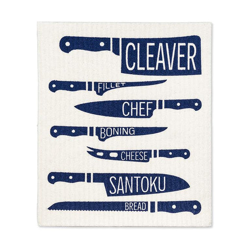 knife design Swedish dishcloth reusable eco friendly cleaning cloth