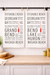 Lake Huron cotton kitchen towels styled in modern kitchen setting