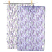 Lavender kitchen towel pattern double sided purple floral reusable absorbent dish towel set