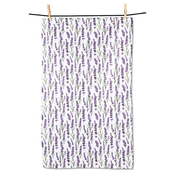 Lavender kitchen towels pack of 2 hanging purple absorbent eco friendly dish towels