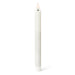 Luxlite LED taper candle in Sand with a warm-white flickering flame