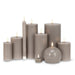 Luxlite Moon Grey flameless LED tealight and pillar candle collection
