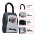 Master Lock 5400D features including four-digit combination, weather cover and vinyl-coated shackle