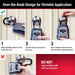 Installation guide for hanging the Master Lock 5400D lock box over a door knob