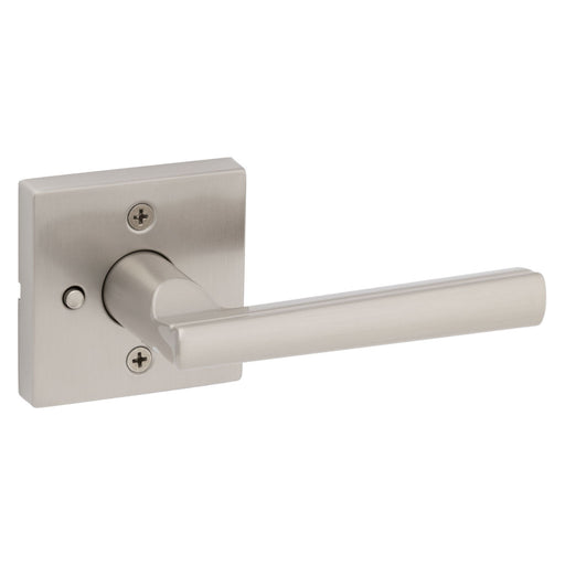 Weiser Montreal square privacy door lever satin nickel modern bedroom bathroom door handle