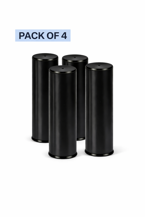 Black Airtight Smell-Proof Storage Container – Pack of 4