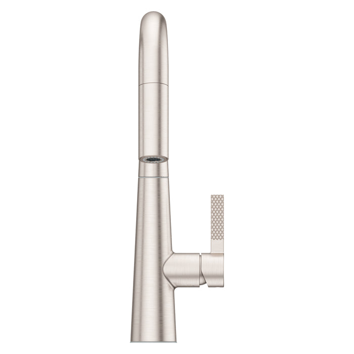Pfister Asari pull-down kitchen faucet in brushed nickel finish