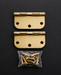 polished brass door hinges set with mounting screws pack of 10 pairs