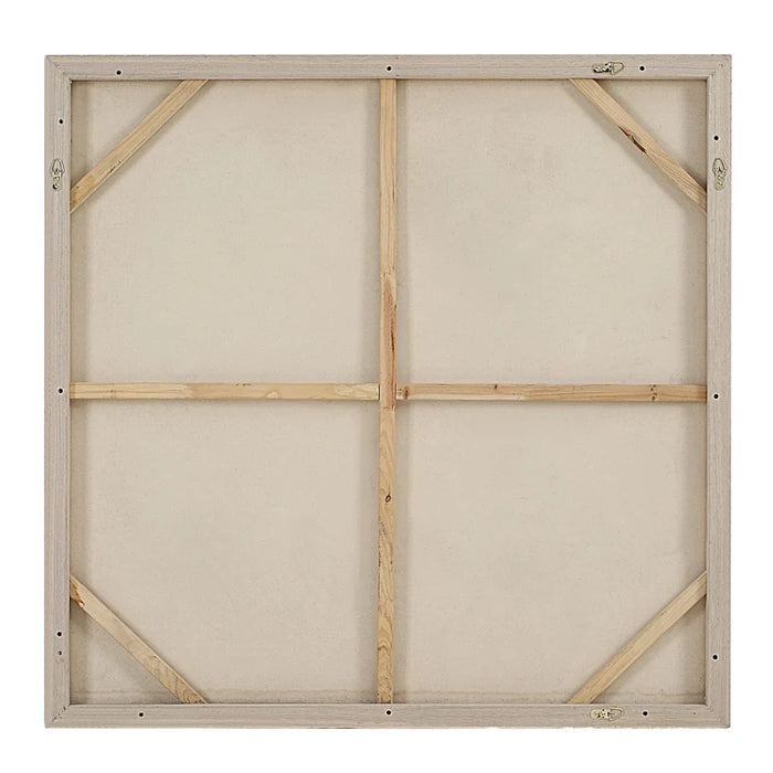 Back view and two-way hanging construction of Renwil Abadie OL2159 canvas wall art