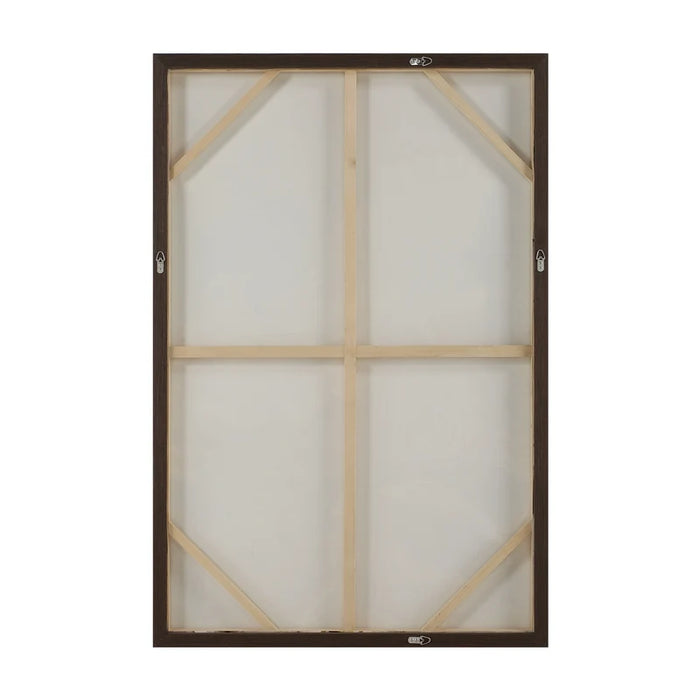 Back view of Renwil Argilla canvas wall art showing the frame and hanging hardware