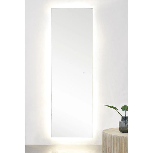 Renwil Bexley full-length LED mirror installed in a modern bathroom