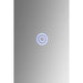 Touch sensor control on the Renwil Bexley LED bathroom mirror