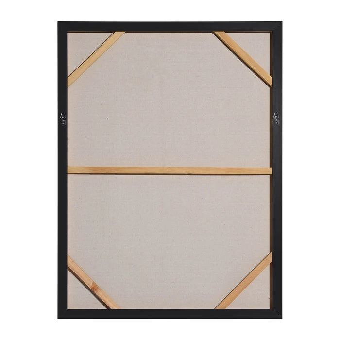 Back view of Renwil Casoria canvas wall art showing frame supports and hanging hardware