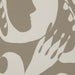 Close-up of the second Renwil Cybel beige abstract figurative print