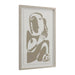 Angled view of the second Renwil Cybel framed abstract wall print