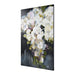 Angled view of Renwil Gables textured floral canvas wall art
