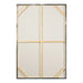 Back view and wooden support frame of Renwil Gables canvas wall art